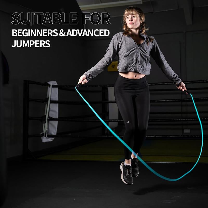 Hererope PVC Jump Ropes for Fitness, Boxing, Speed, Tricks, Workout, Cardio Training, Jump Rope with Unbreakable & No-Slip Handles,Tangle-Free & Adjustable Jump Rope for Men & Women Kids