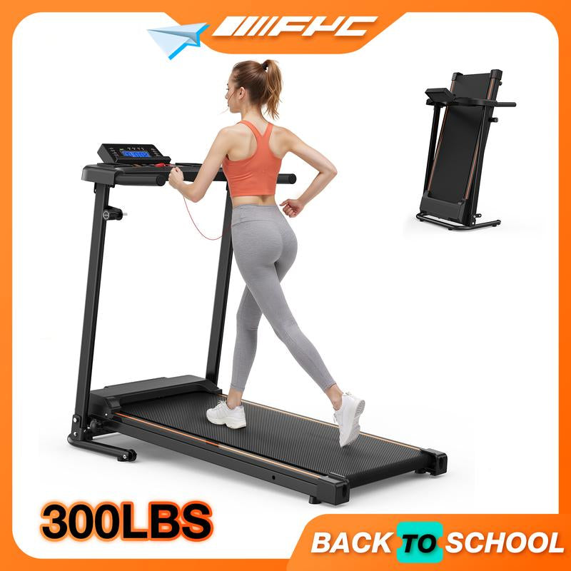 FYC 300Lbs Folding Home Gym Treadmill with Handle,Jointfriendly Fitness Equipment Treadmill ,Spacesaver,Led Display,2.5Hp ,Ideal for Home Apartment