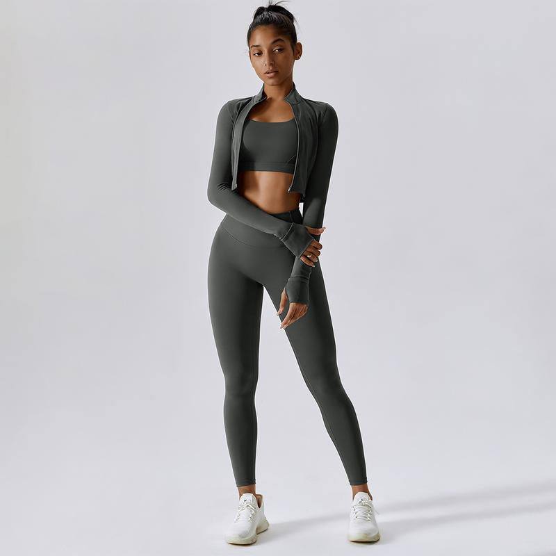 MASKERT “2-Piece Set”Women'S Set, Sports Set, Tight Fitting Set, Running Set, Yoga Set, High Elasticity, Skin Friendly and Comfortable