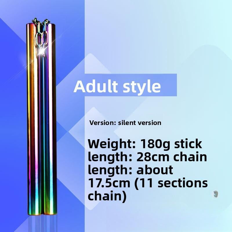 Stainless Steel Adult Nunchakus, Bruce Lee'S Actual Combat Training Nunchakus